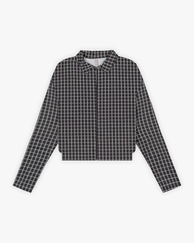 Jaqueta Feminina Estampada em Malha Felpada - Cereja Rosa - Preto-109f560d-d218-4b48-9041-670d525b9ba0