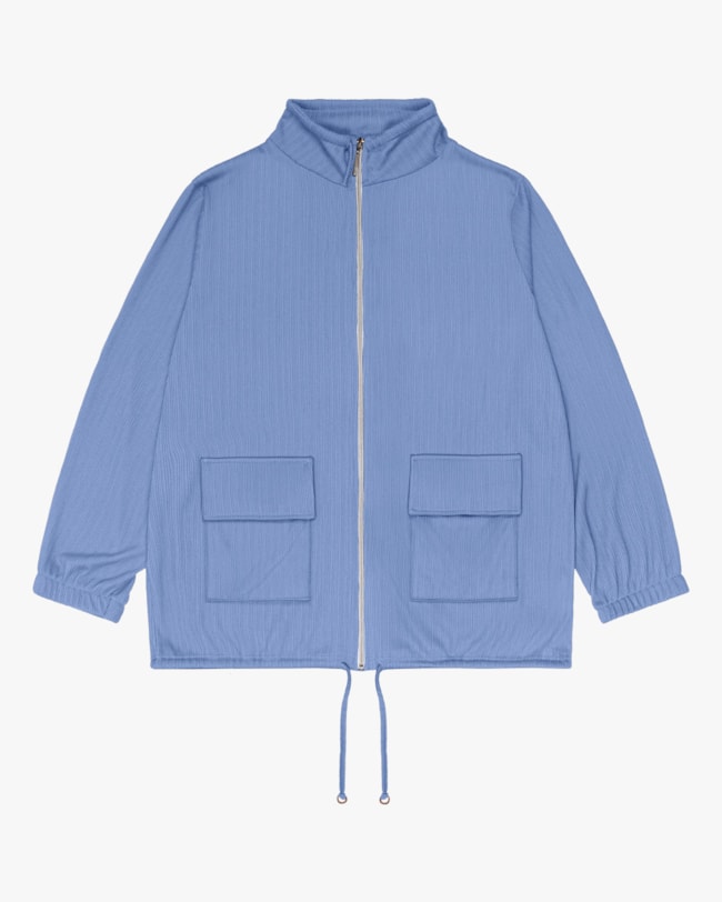 Jaqueta Feminina Plus Size em Cotelê Cereja Rosa Nuvem-660971df-88f6-4ed7-af8c-881e1902acb1