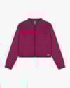 Jaqueta Feminina Plus Size em Moletom com Bolso - Cereja Rosa - Marsala-b1b19f9e-01e5-4a3e-ba12-d6fe900b970d
