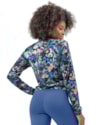 Jaqueta Fitness Estampada Feminina Cereja Rosa Zíper-acca9a7b-0b9f-4511-9051-b63edcc907f4
