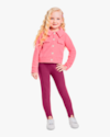 Jaqueta Infantil Menina em Moletom com Botões - Kely Kety - Sorbet-10-6fd9d5a8-d8d2-4ac1-82f4-fb465bbe8edc