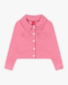 Jaqueta Infantil Menina em Moletom com Botões - Kely Kety - Sorbet-c482abff-71e1-4e83-b1c6-ea87832d2e1d