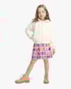 Jaqueta Infantil Menina em Pelúcia Kely Kety - Branco-9d4d6620-84d2-41b7-ba65-1d87c639dfe2