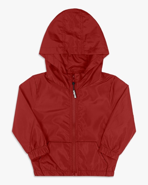 Jaqueta Infantil Menino Corta Vento com Capuz - ReiRex - Ferrugem