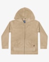 Jaqueta Infantil Menino em Malha Pelúcia ReiRex - Bege-ed8c993a-65c2-4092-b0a3-abb3ae8ae000