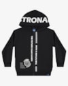Jaqueta Infantil Menino em Moletom com Estampa ReiRex - Preto-cf2cb579-2200-4623-bba6-a86e375cdadb