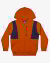 Jaqueta Infantil Menino em Moletom com Recortes ReiRex - Laranja-51a6301c-8f6a-4b47-ad9a-71a94e96bede