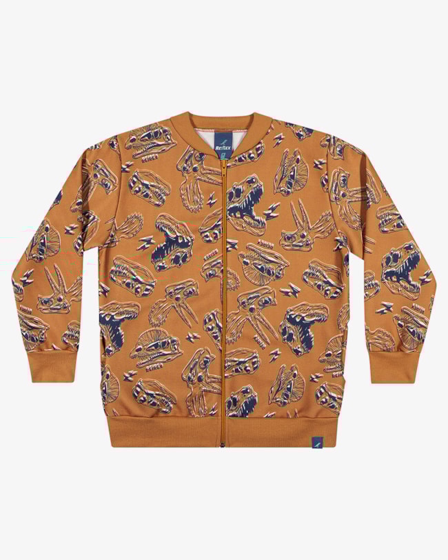 Jaqueta Infantil Menino Estampada em Moletom ReiRex - Amarelo-c4f5d605-18f9-41e3-8e7a-e6c44b72801e