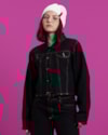 Jaqueta Jeans Juvenil Feminina Based Botões 18.PRETO-fd5d3597-c070-40a3-b437-bf09d7f307bc