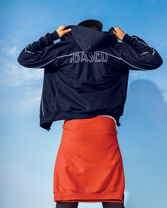 Jaqueta Juvenil Masculina com Estampa nas Costas BaseD - Oxford-94fb3fd4-b313-4825-a77b-0164d95a0d96