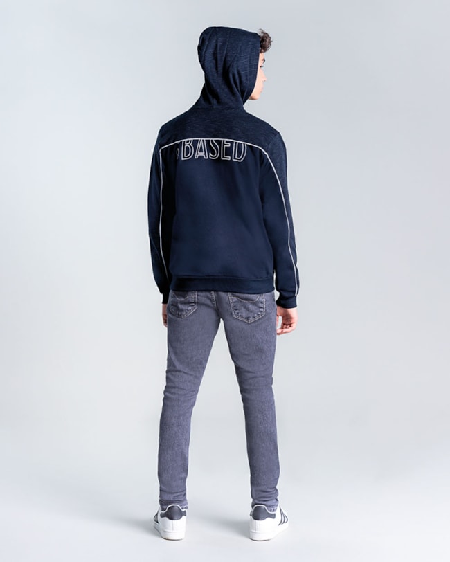 Jaqueta Juvenil Masculina com Estampa nas Costas BaseD - Oxford-6d1c25a3-6b67-46bb-9e57-3bf13236f3a1