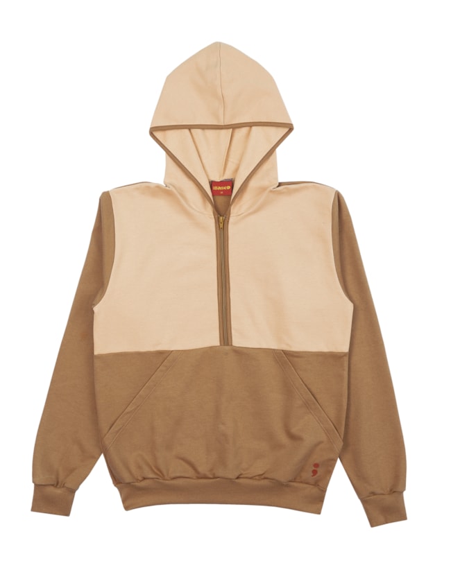 Jaqueta Juvenil Masculino com Capuz BaseD - Gengibre-2c85eb9e-106c-4298-ae85-b9f9d43339c2