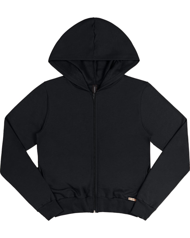 Jaqueta Moletom Feminina Cereja Rosa com Capuz-6c67812d-ca0e-4851-9abd-04e248ad4ec9