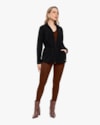 Jaqueta Parka Feminina em Pelo Aveludado - Cereja Rosa - Preto-d6a714e5-638d-44d9-b889-23251c40a484