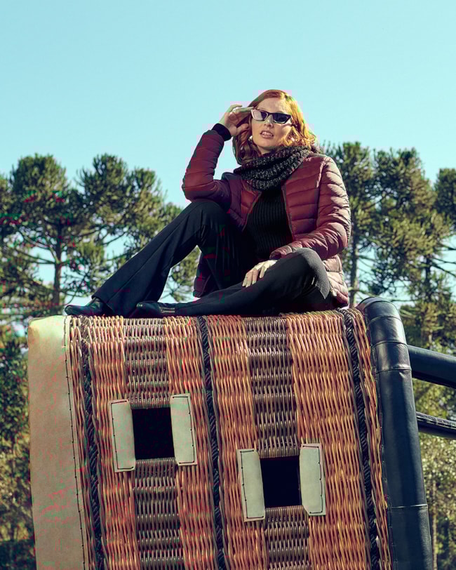 Jaqueta Puffer Feminina Cereja Rosa Vinho-1509c875-1957-4e68-b43a-9273c990d325