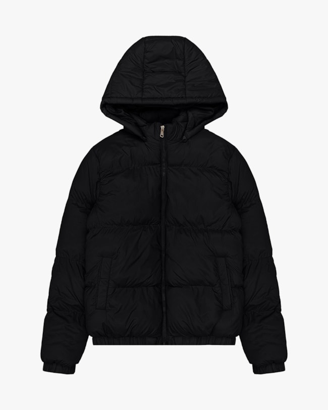 Jaqueta Puffer Feminina Plus Size com Capuz Removível - Cereja Rosa-3303011d-84ae-45dd-a5f3-1c3317996a2e