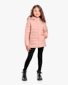 Jaqueta Puffer Infantil Menina com Capuz Removível - Kely Kety - Nude-9adb7da8-eb1d-49f8-83b7-830227adb039