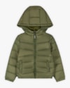 Jaqueta Puffer Infantil Menino com Capuz e Bolso - ReiRex - Verde-d97dce48-6aca-4854-8859-858c40190f26