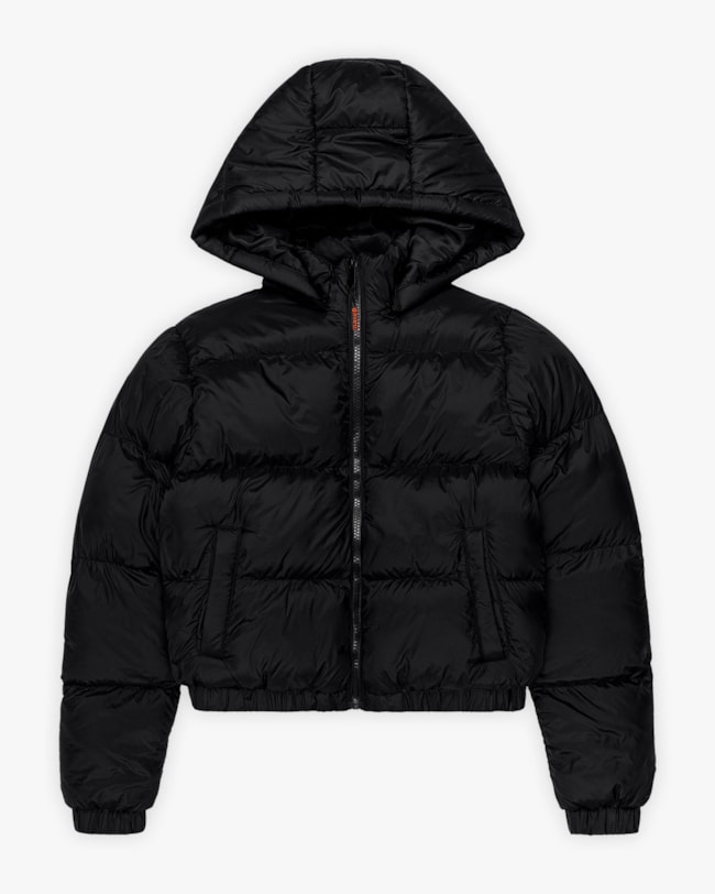 Jaqueta Puffer Juvenil Feminina com Capaz Removível - BaseD - Preto-0eb72ed5-b8a2-41f8-b72e-aeb57b1030e0