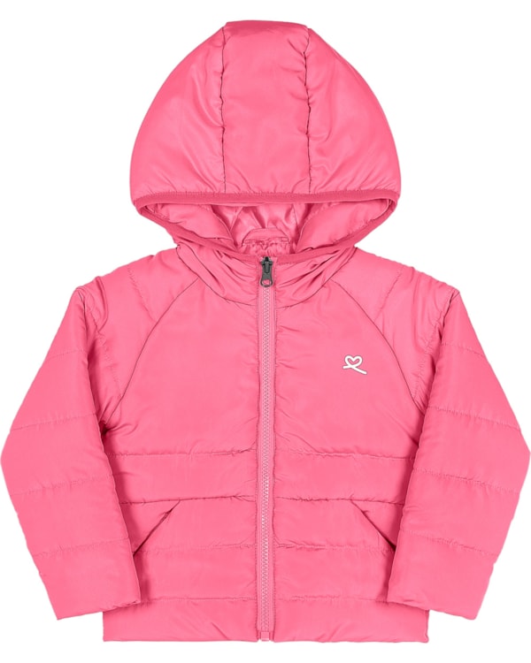 Jaqueta Puffer Menina Kely Kety Forrada