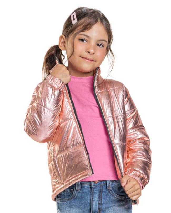 Jaqueta Puffer Menina Kely Kety Holográfica-86ca473f-3e09-426b-aee4-542690220828
