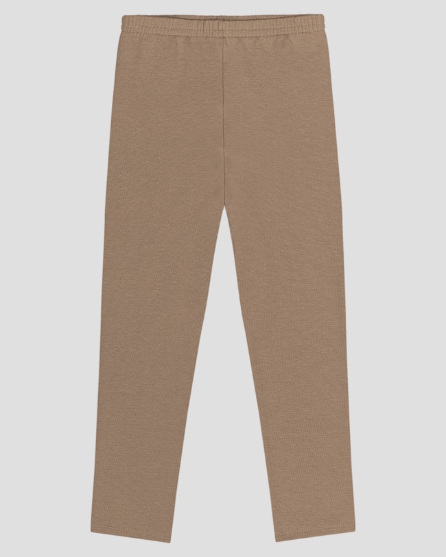Legging Básica Infantil em Molecotton Kely Kety - Marrom-39934ed9-8017-47e9-a22f-364d10e5f0c5