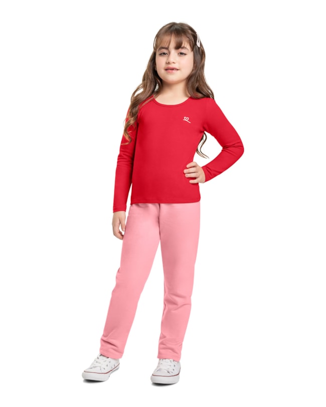 Legging Básica Infantil em Molecotton Kely Kety -Rosa-582d433c-c5ef-43eb-b909-2fe416a46405