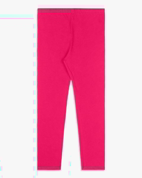 Legging Básica Infantil Menina em Malha Cotton - Kely Kety - Cherry