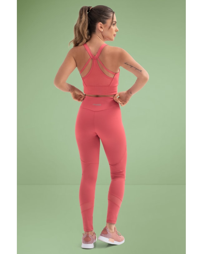 Legging Fitness com Tule Cereja Rosa-dc53e119-bfae-42c5-976d-2385eb42e439