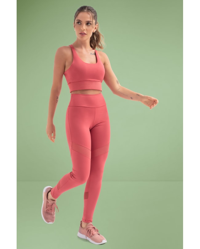 Legging Fitness com Tule Cereja Rosa-b38982cb-b0f8-462d-9a94-e66f0cd7e531