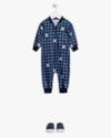 Macacão Bebê Menino com Manga Longa Estampa Urso - ReiRex - Azul-2ef55bd3-d383-4360-a613-11748490eefe