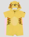 Macacão Bebê Menino Estampa Tigre com Capuz ReiRex Amarelo-3d886856-7376-4ded-acb2-f844d1251b84
