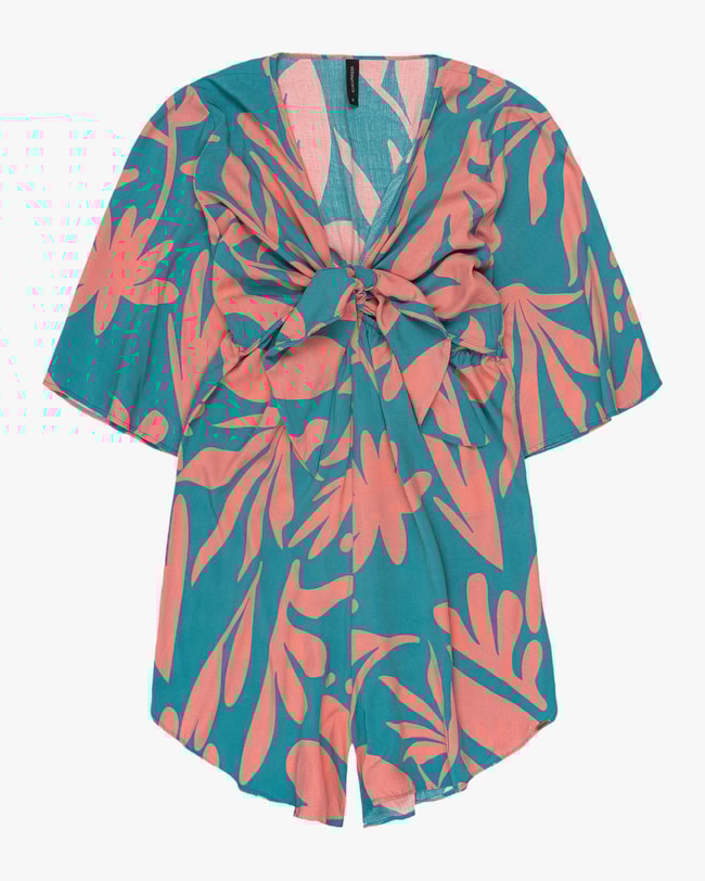 Macacão Curto Estampado Cereja Rosa-d82951d5-8dbd-4d6d-b28c-ab25bc425d66