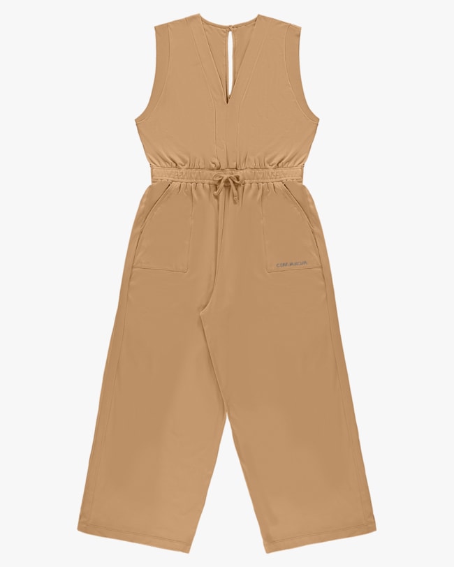 Macacão Longo Plus Size em Meia Malha - Cereja Rosa - Capim Dourado-e99f7f27-051b-45ec-a6cf-d5649dcd2710