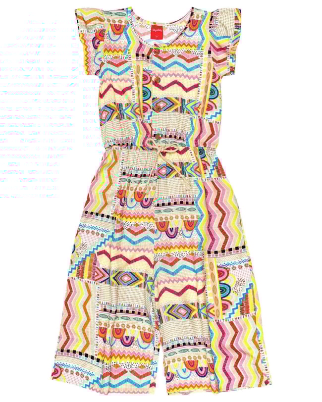 Macacão Midi Estampado Menina Kely Kety-a64189ab-4022-4daf-a134-65460214be17