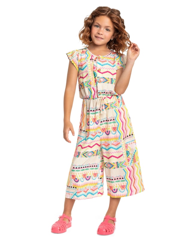 Macacão Midi Estampado Menina Kely Kety-bd4cc6ce-df52-4ddc-ab45-4f8f0d782151