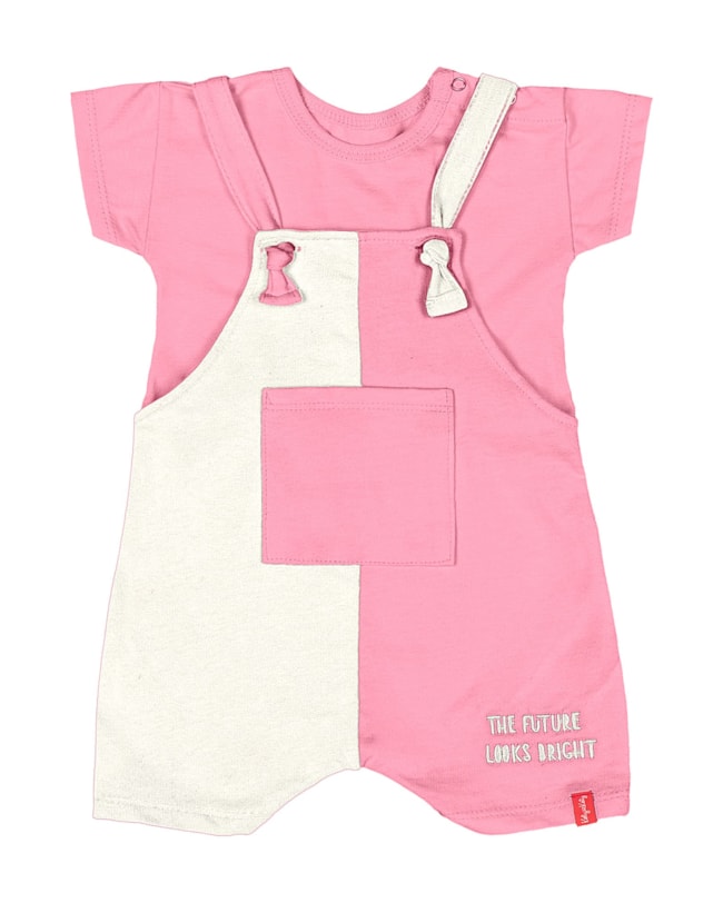 Macaquinha Bebê com Recortes Menina Kely Kety G Rosa Glow-27a5d3f2-50df-48ee-a08b-5f8d6d23d598