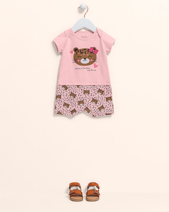 Macaquinho Bebê Menina Estampado - Kely Kety - Sugar-84664e08-3c3e-4025-9753-c96ae04e1772