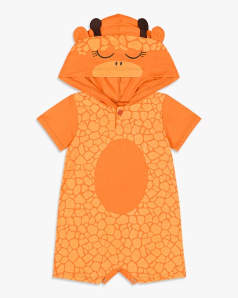 Macaquinho Bebê Menina Interativo Estampa Girafa - Kely Kety - Nectarine