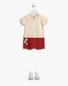 Macaquinho Bebê Menino com Estampa Bordada - ReiRex - Tapioca-b8a086c1-3b90-4a1b-bc92-88516b5d16ba