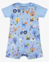 Macaquinho Bebê Menino em Meia Malha Estampado - ReiRex - Azul-d6872909-6eb5-49e1-968d-48c5a044b052