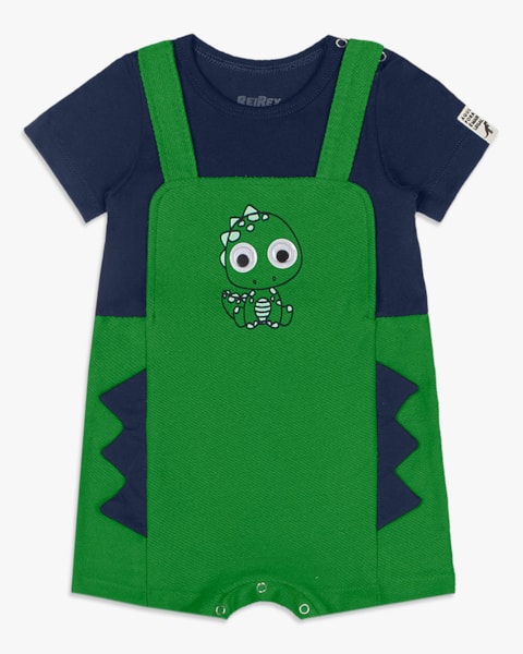 Macaquinho Bebê Menino Estampa Dino Interativo - ReiRex - Online