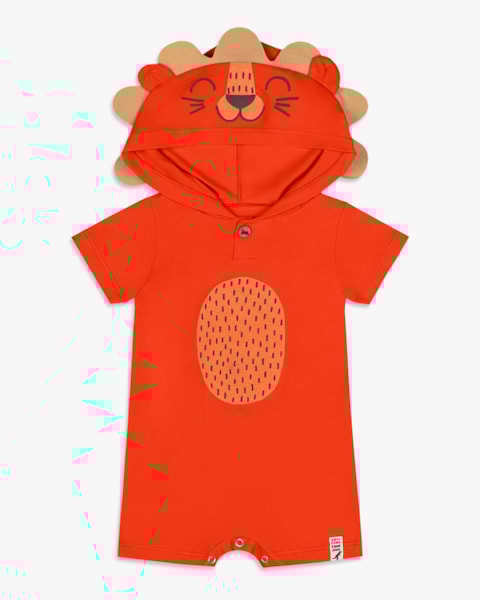 Macaquinho Bebê Menino Estampa Leão Interativo - ReiRex - Carrot