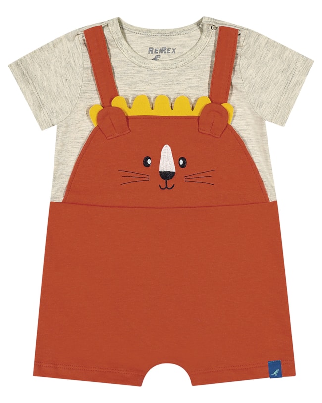 Macaquinho Bebê Menino Leãozinho ReiRex-553f986b-11cc-44b3-b645-5c53cf4571d5