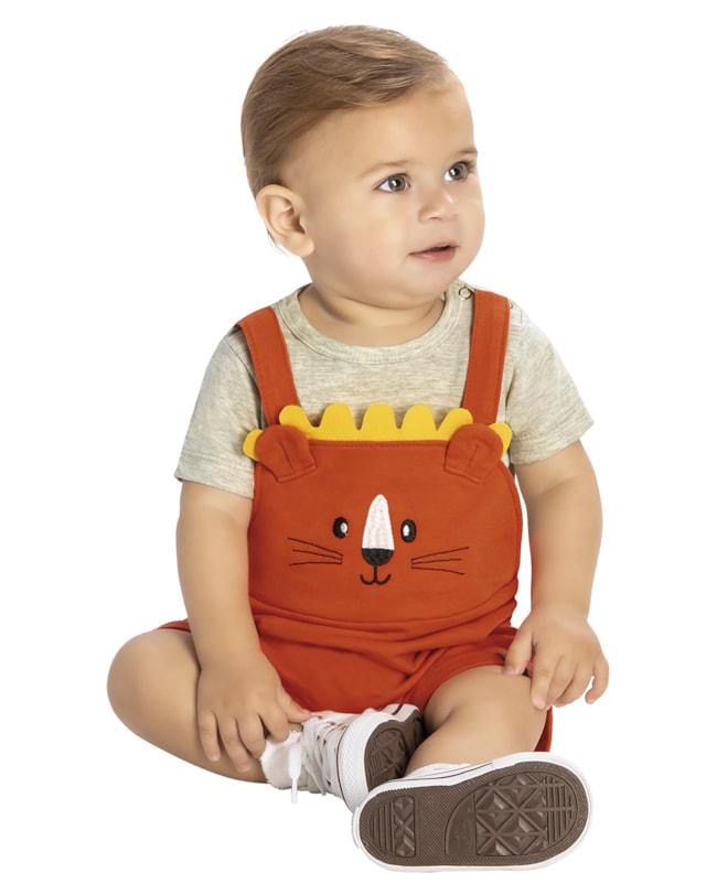 Macaquinho Bebê Menino Leãozinho ReiRex-f8965e9d-0e9f-44ee-af2d-abda6ef48e16