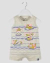 Macaquinho Bebê Menino Regata em Malha Estampado - ReiRex - Mescla-cbf2c759-c282-43ca-9b01-7ea8b150b5f4