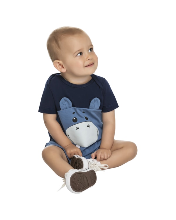 Macaquinho Bebê Menino ReiRex Interativo