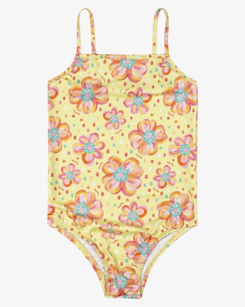Maiô Infantil Alça Fina Estampado UV 50+ - Kely Kety - Citrus