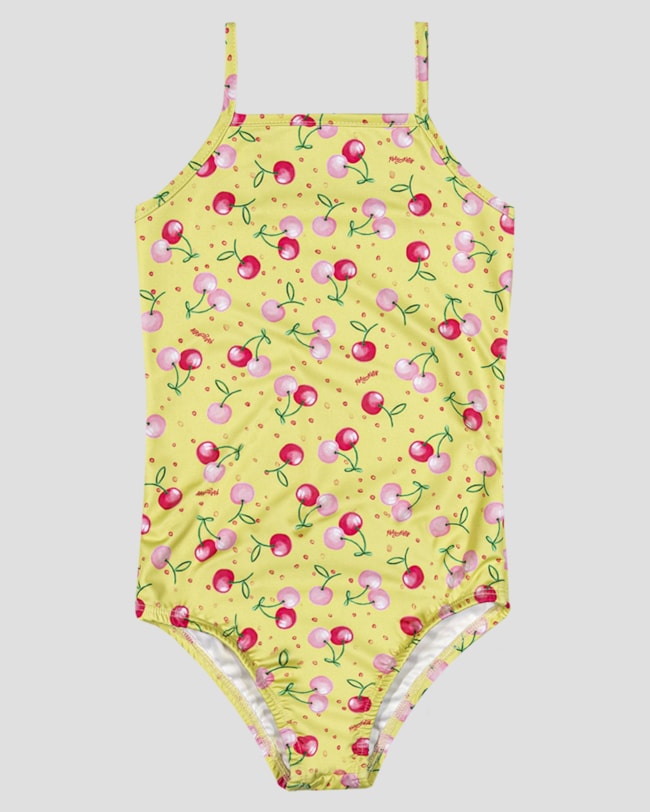 Maiô Infantil Estampado com Alças Finas UV 50+ Kely Kety Verde-97aae452-67e5-4edb-ac3c-d8c7c6738772