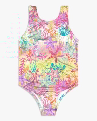 Maiô Infantil Estampado com Proteção UV - Kely Kety - Citrus